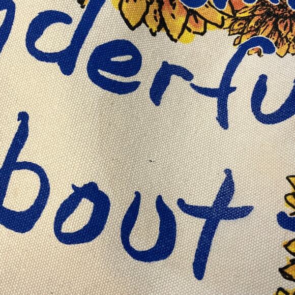 BRIGHTON LARGE CANVAS SUNFLOWR TOTE BAG - Picture 11 of 12